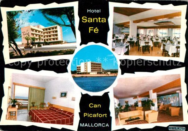 Can Picafort Mallorca Hotel Santa Fe Restaurant Fremdenzimmer
