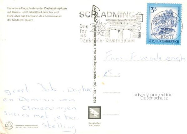 Schladming Obersteiermark Panorama Flugaufnahme der Dachsteinspit – Bild 2