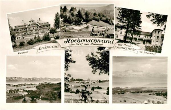 Hoechenschwand Kurhaus Schwimmbad Sonnenhof Panorama