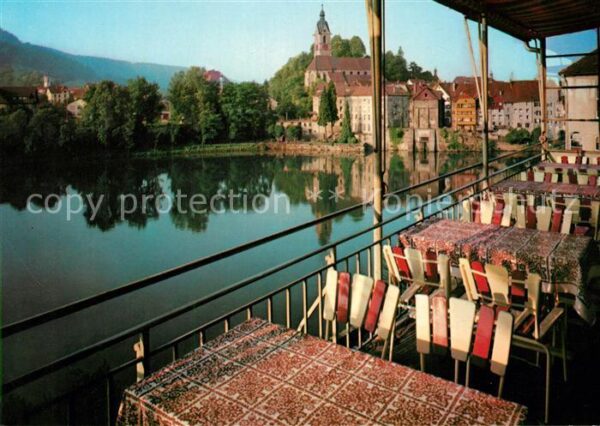 Laufenburg Baden Hotel Rebstock Rheinterrasse