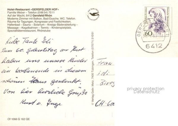 Gersfeld Rhoen Hotel Restaurant Gersfelder Hof Gaststu – Bild 2