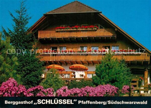 Pfaffenberg Wiesental Berggasthof Schlüssel