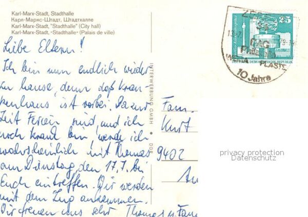 Karl-Marx-Stadt Stadthalle – Bild 2