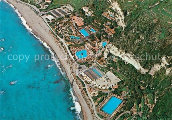 Isola d Ischia Poseidon Gärten Fliegeraufnahme