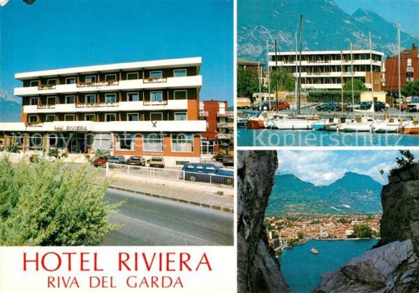 Riva del Garda Hotel Riviera Hafen Panorama