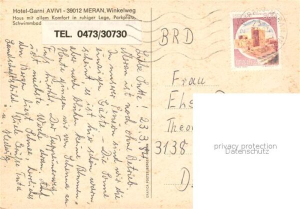 Meran Merano Hotel Garni Avivi – Bild 2