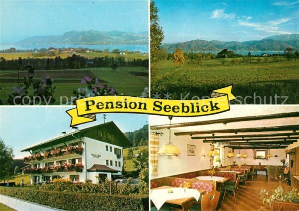 Nussdorf Attersee Panorama Pension Seeblick Gaststube