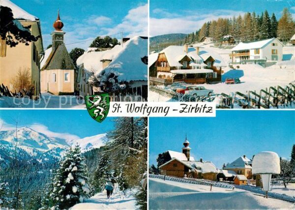Sankt Wolfgang-Kienberg Kirche Dorfpartien Panorama