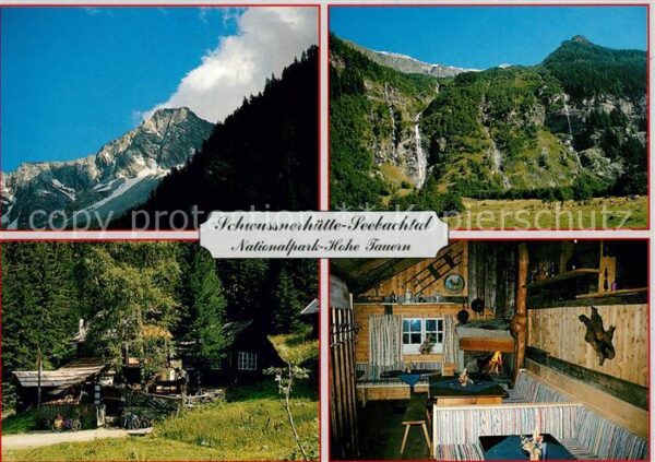 Mallnitz Kaernten Schwussnerhütte Seebachtal Nationalpark