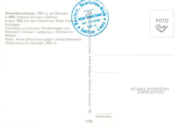 Doelsach Anna Schutzhaus Heldenkreuz am Ederplan – Bild 2