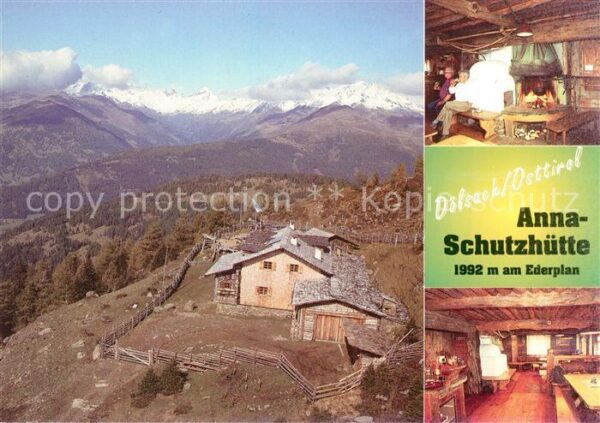 Doelsach Anna Schutzhütte am Ederplan Fliegerauf