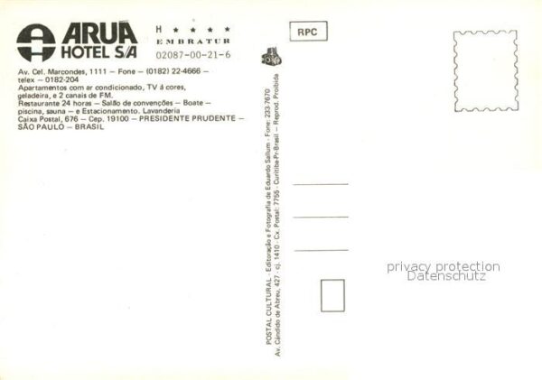 São Paulo Arua Hotel Swimmingpool Speisesaal – Bild 2