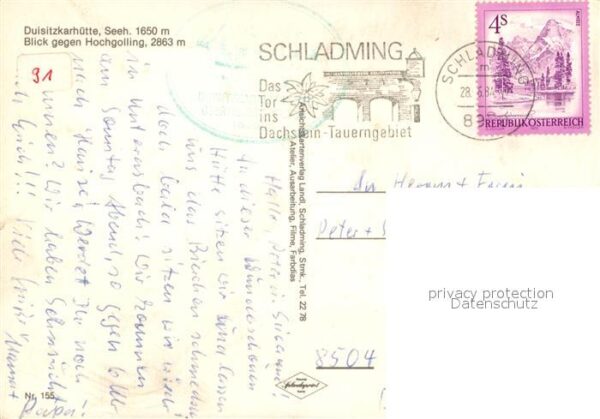 Schladming Obersteiermark Duisitzkarhütte mit Hochgolling – Bild 2
