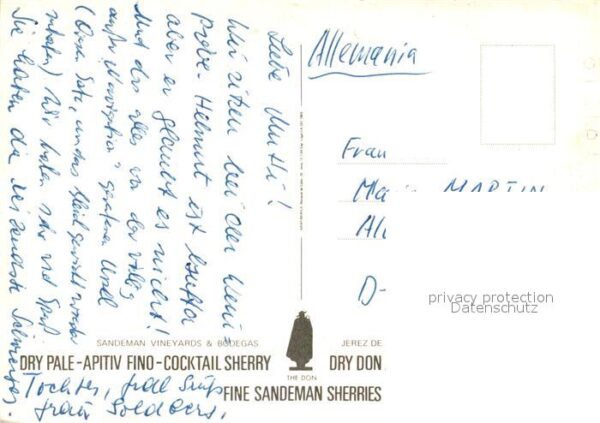 Jerez de la Frontera The Don Fine Sandeman Sherries Dry Don – Bild 2