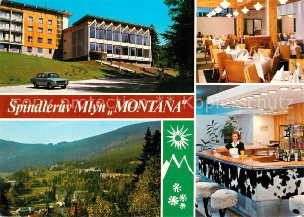 Spindleruv Mlyn Spindlermuehle Interhotel Montana Gastraum Bar Panoram