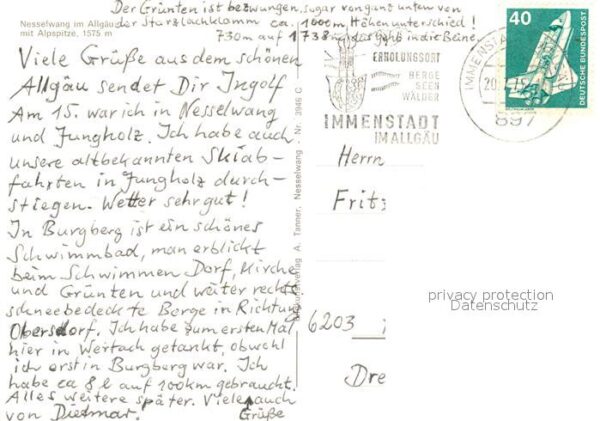 Nesselwang mit Kirche und Alpspitze – Bild 2