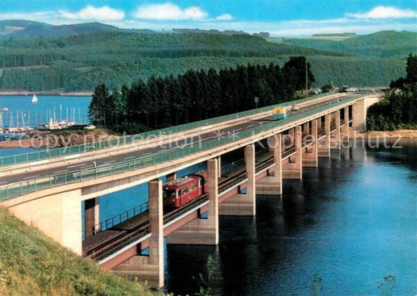 Biggesee Doppelstöckige Listertalbrücke