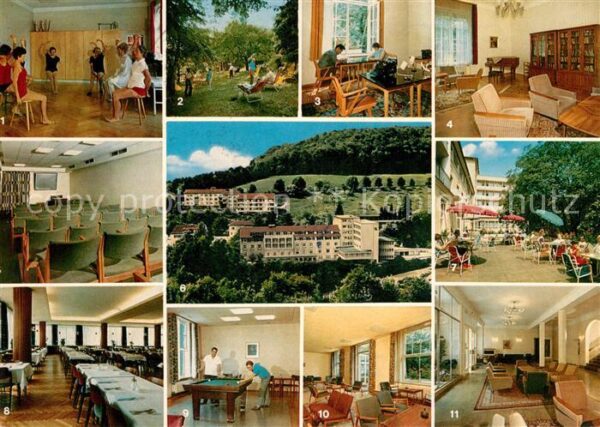 Bad Mergentheim Sanatorium Taubertal Kurklinik Gymnasti