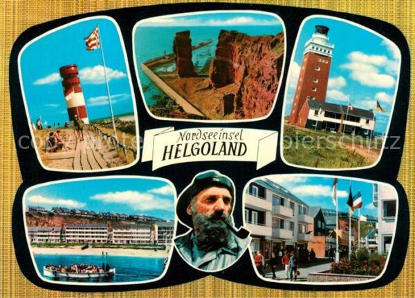 Helgoland Leuchttürme Lange Anna Fähre Strassenpa