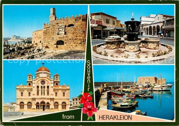 Heraklion Iraklio Festung Brunnen Palast Hafen