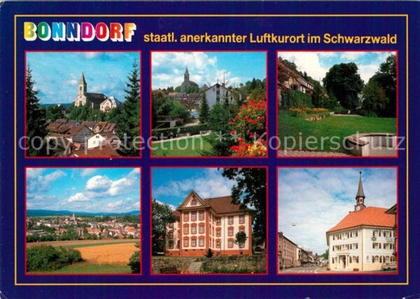 Bonndorf Schwarzwald Orts und Teilansichten