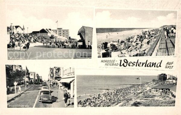 Westerland Sylt Kurkonzert Friedrichstrasse Nordstrand