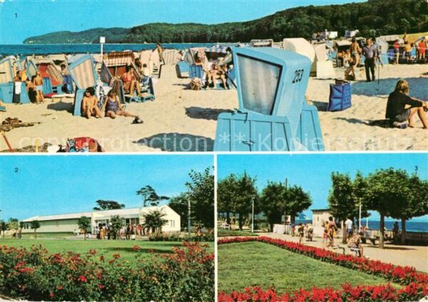Insel Ruegen Bäder der Insel Binz Strand Baabe Kaufh