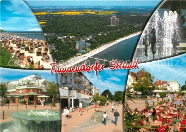 Timmendorfer Strand Ostseeheilbad Strand Brunnen Ortspartie