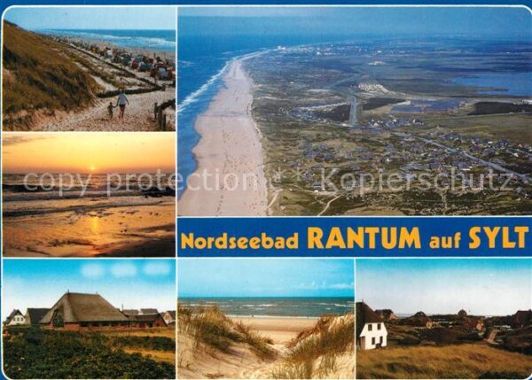 Rantum Sylt Strand Dünen Ferienhäuser Wohnhäuser So