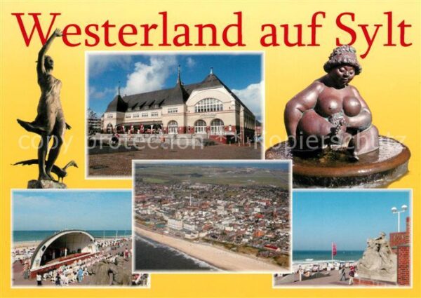 Westerland Sylt Kurhaus Konzertpavillon Strand Promenad