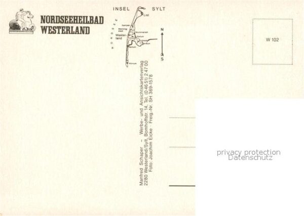 Westerland Sylt Nordseeheilbad Fliegeraufnahme – Bild 2