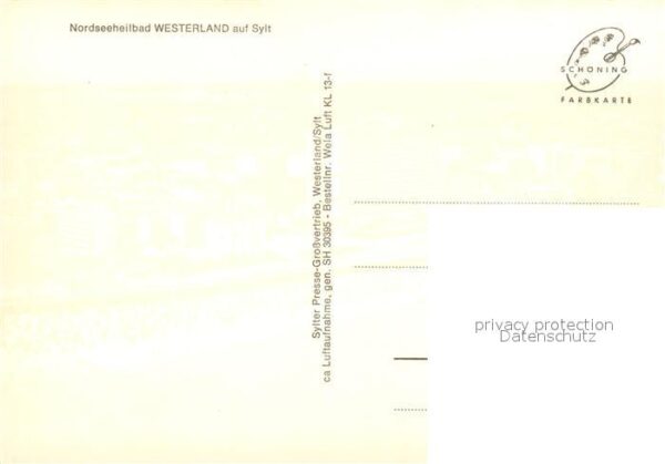 Westerland Sylt Nordseeheilbad Fliegeraufnahme – Bild 2