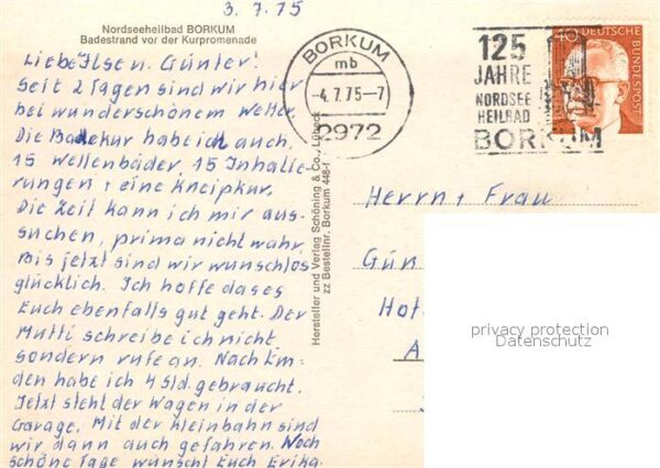 Borkum Badestrand vor der Kurpromenade – Bild 2