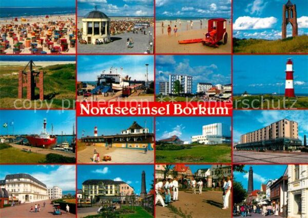 Borkum Strand Musikpavillon Badehaus Historisc