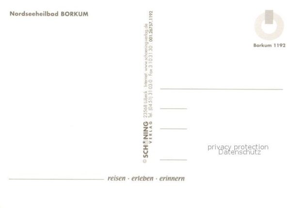 Borkum Musikpavillon Leuchtturm Ortsmotiv Damp – Bild 2