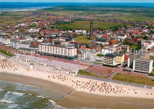 Borkum Südstrand Fliegeraufnahme