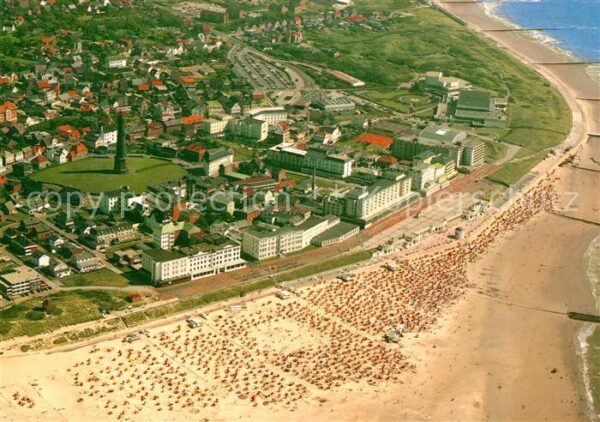 Borkum Heilbad im Hochseeklima Strand Fliegera