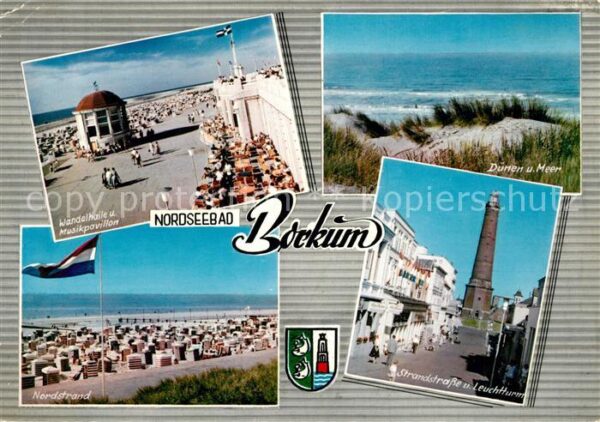 Borkum Wandelhalle Musikpavillon Dünen und Mee