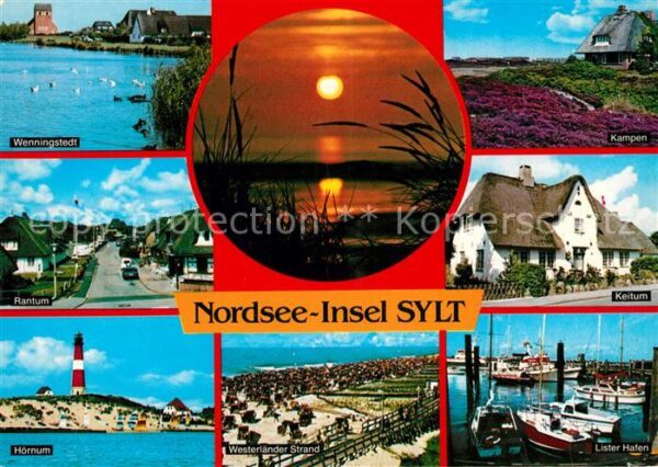 Insel Sylt Wenningstedt Rantum Hörnum Leuchtturm S