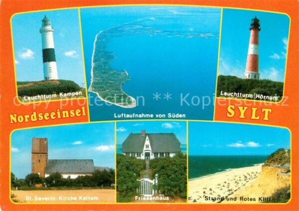 Insel Sylt Leuchttürme St Severin Kirche Keitum Fr