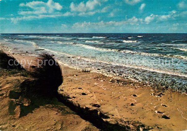 Insel Sylt Leichte Brandung Dünen Strand Natur