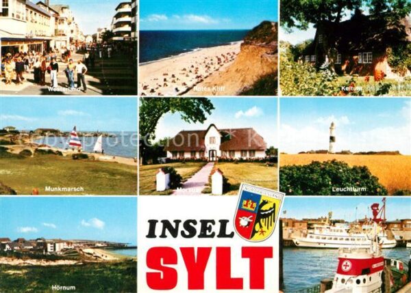 Insel Sylt Westerland Munkmarsch Hörnum Rotes Klif