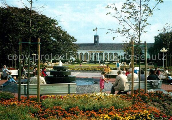 Norderney Nordseebad Kurhaus Spielbank Brunnen Park