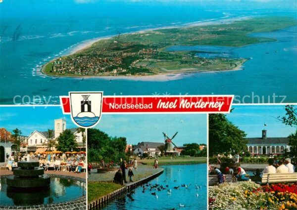 Norderney Nordseebad Nordseeinsel Fliegeraufnahme Ortsmotive