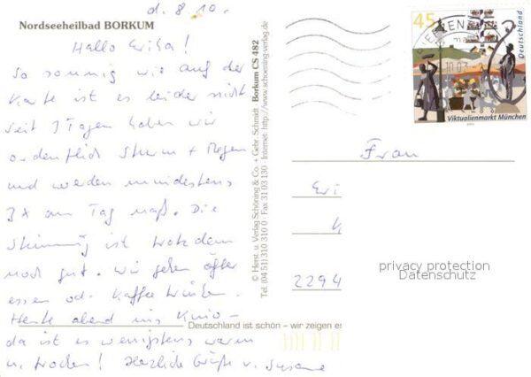 Borkum Heilbad in der Nordsee Fliegeraufnahme – Bild 2