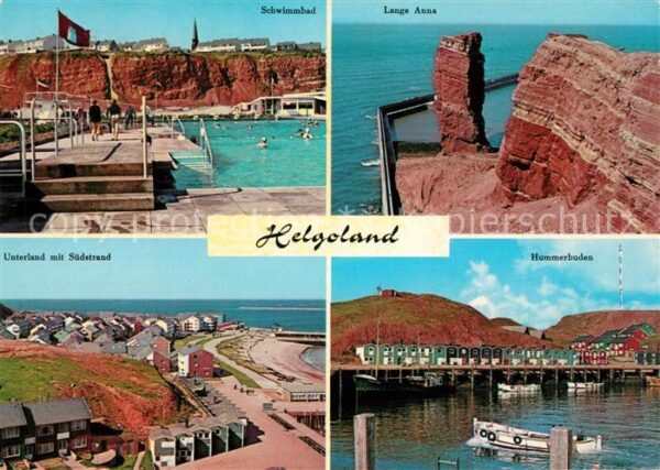 Helgoland Schwimmbad Nordspitze Lange Anna Unterl