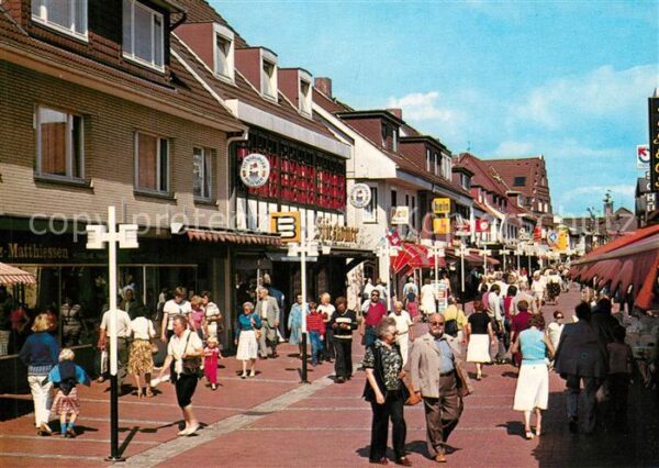 Buesum Nordseebad Fussgängerzone Alleestrasse