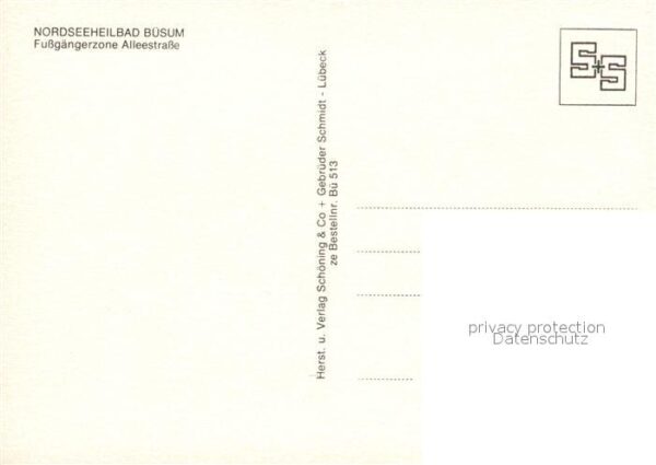 Buesum Nordseebad Fussgängerzone Alleestrasse – Bild 2