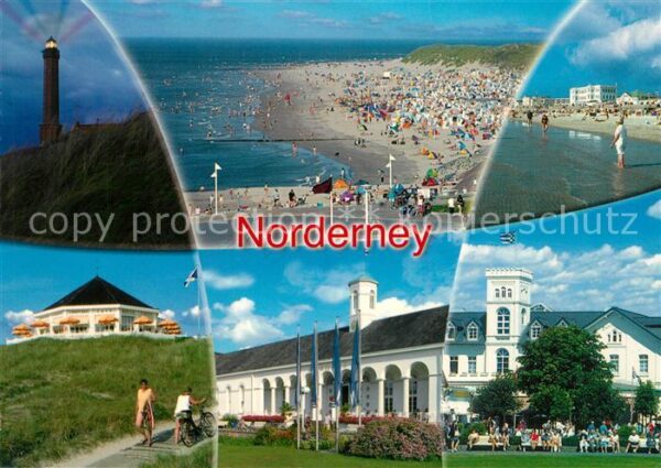 Norderney Nordseebad Leuchtturm Nachtaufnahme Strand Kurhaus