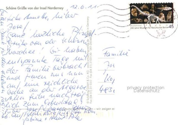 Norderney Nordseebad Leuchtturm Nachtaufnahme Strand Kurhaus – Bild 2